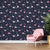 Exotic Pink Flamingo Pattern Wallpaper Mural
