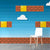 Retro Brick Video Game Wallpaper Mural